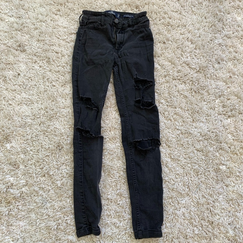 High Waisted Ripped Jeggings
